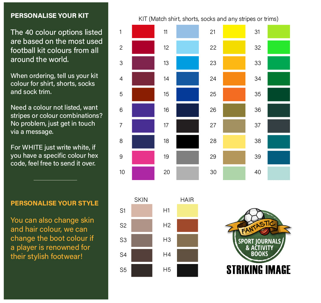 Choose your colour combinations