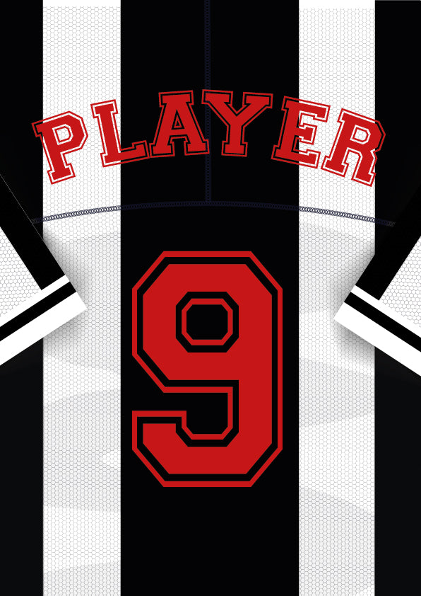 Custom Football Shirt Print | Football Gift for Girls, Boys or Dad! | Personalised Football Gift | Football Fan Wall Art | Soccer Shirt Print