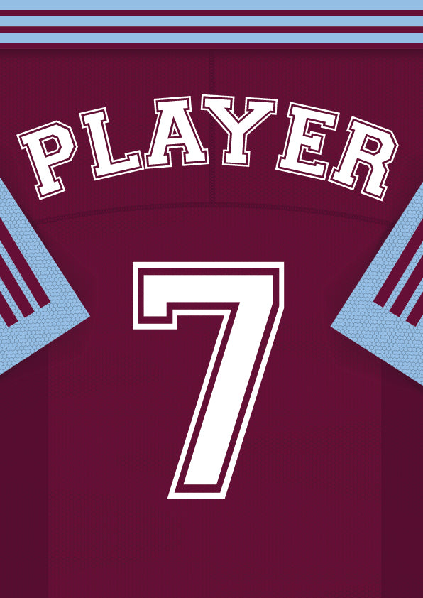 Custom Football Shirt Print | Football Gift for Girls, Boys or Dad! | Personalised Football Gift | Football Fan Wall Art | Soccer Shirt Print