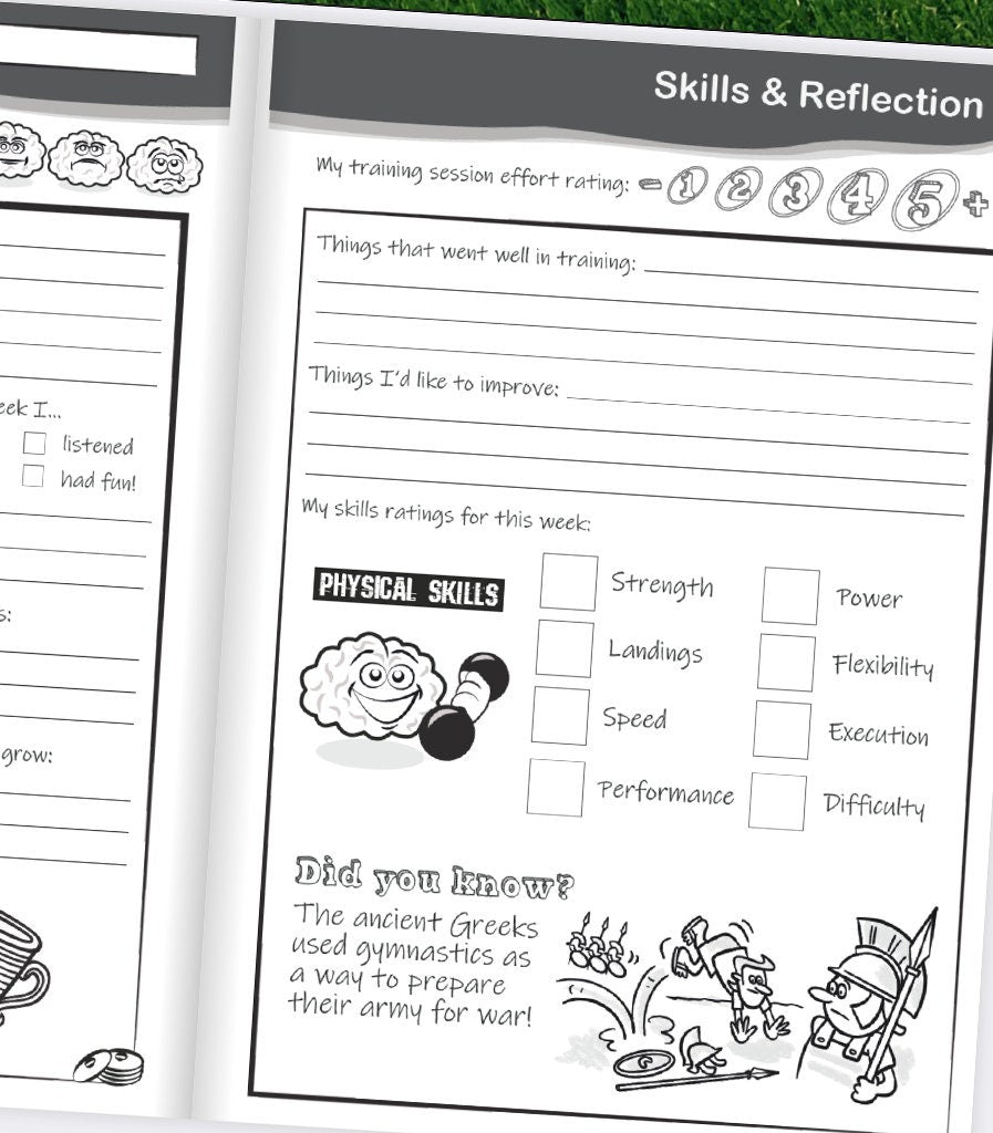 Gymnastic Fantastic: Guided training and competition journal