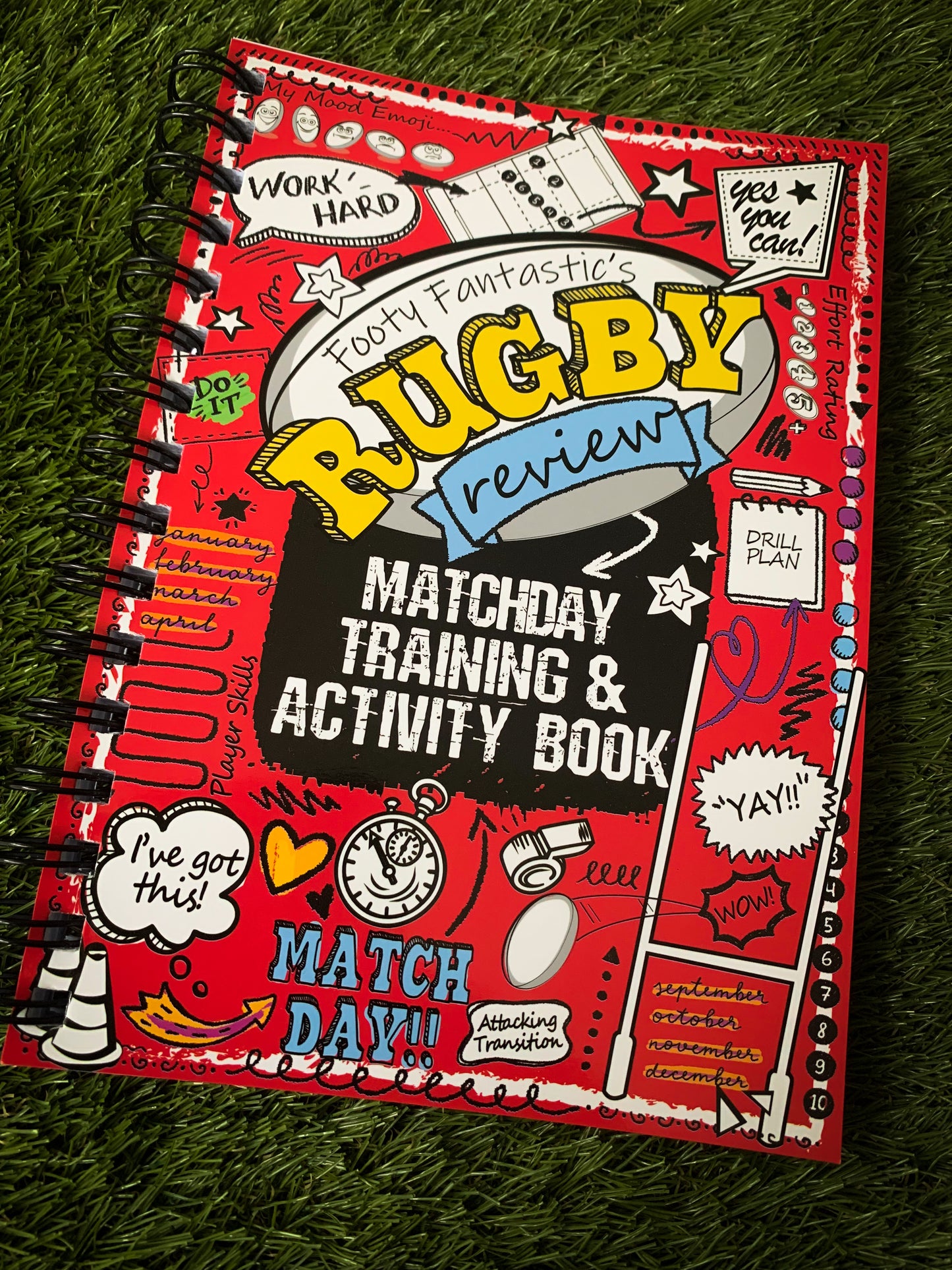 Rugby Review: Matchday Diary and Training Journal